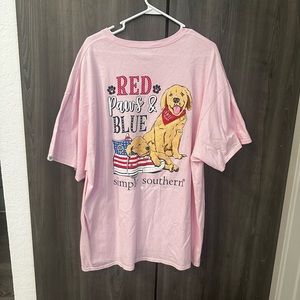 SIMPLY SOUTHERN 4TH OF JULY 2XL Women’s T-shirt in Pink